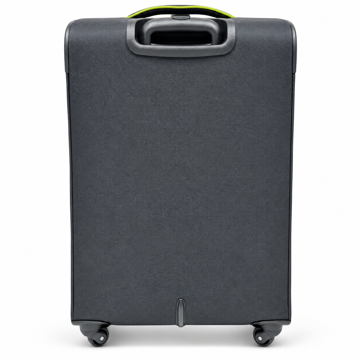 American Tourister charcoal suitcase rear view