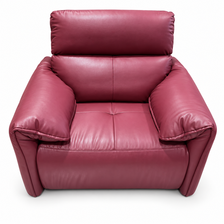 Benjamin Electric Recliner - Vegan Leather 04 - Burgundy