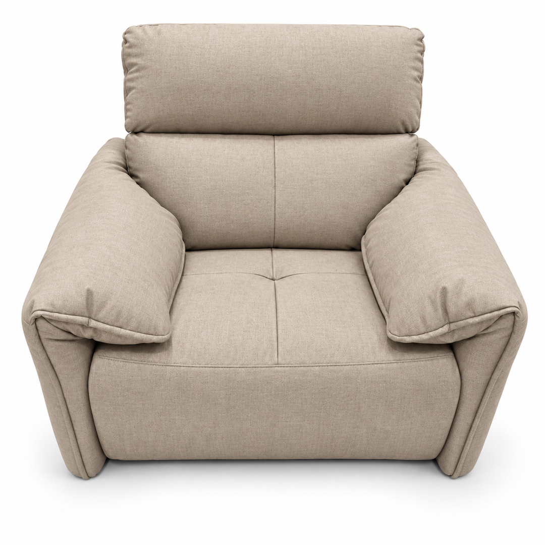 Benjamin Electric Recliner - Lins 25 - Natural Beige