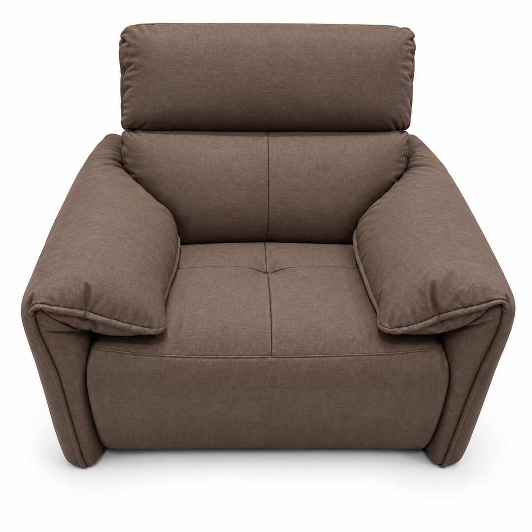 Benjamin Electric Recliner - Lins 38 - Earth Brown