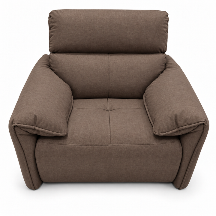 Benjamin Electric Recliner - Lins 38 - Earth Brown