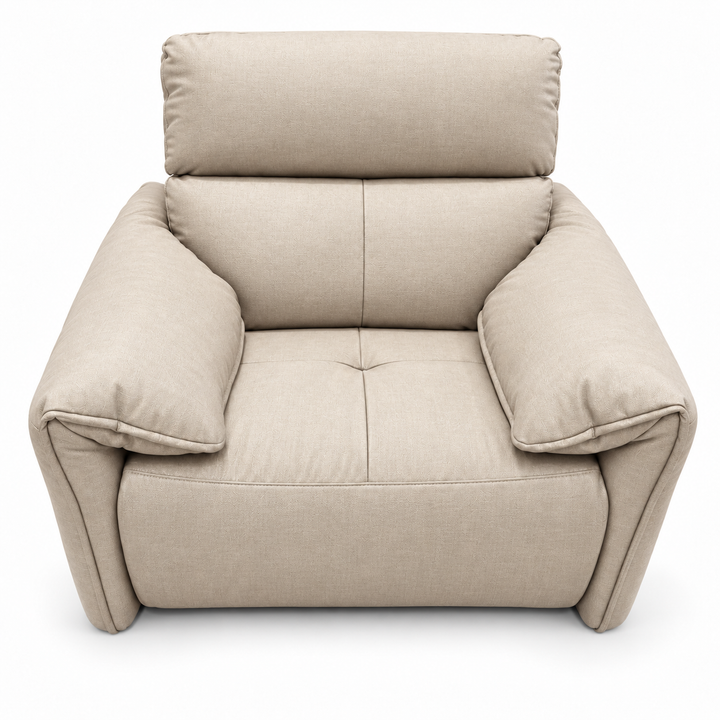 Benjamin Electric Recliner - Mello 28 - Creamy Beige