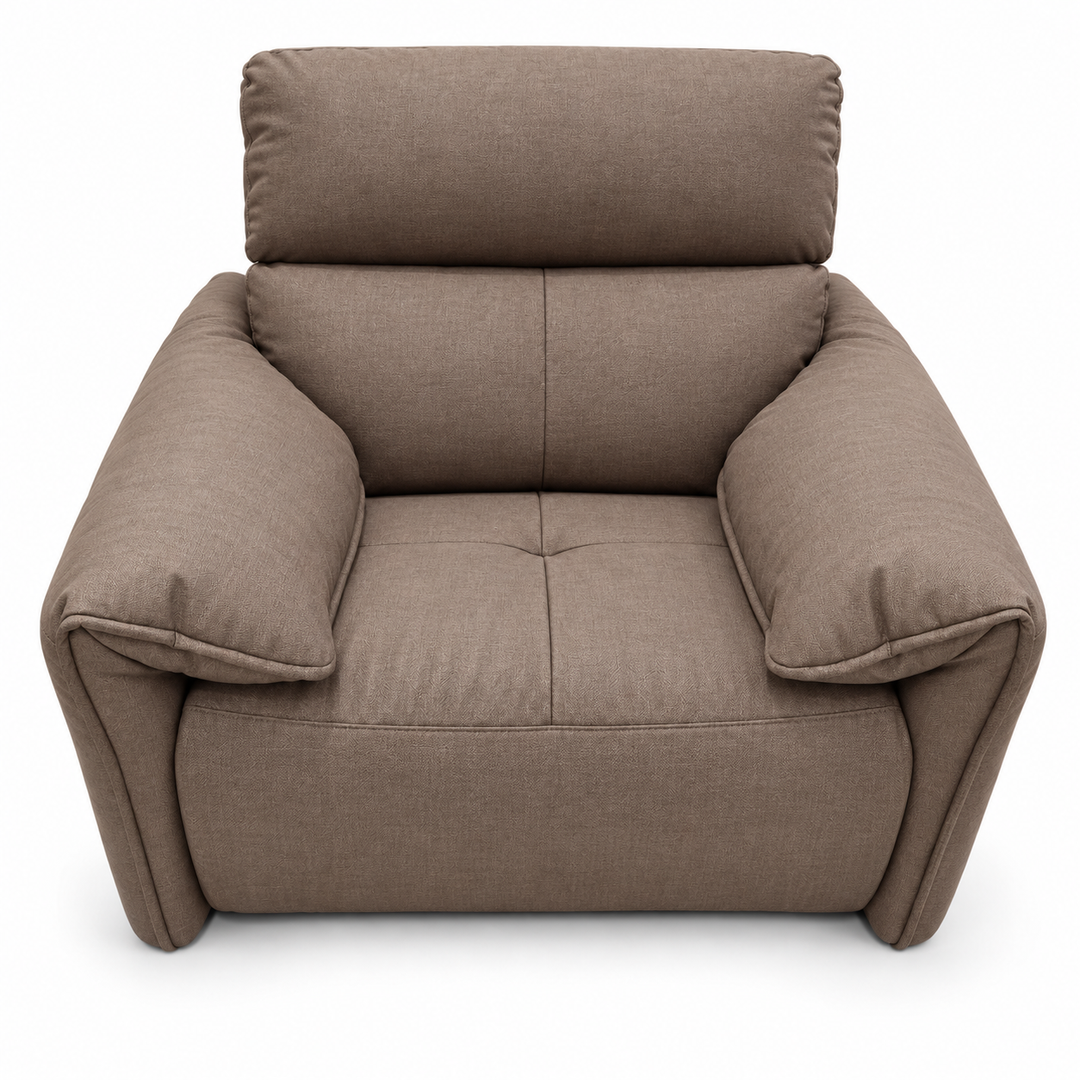 Benjamin Electric Recliner - Mello 34 - Taupe Brown