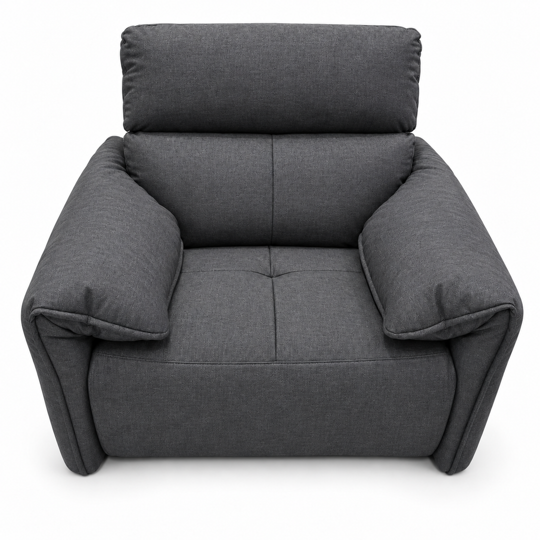 Benjamin Electric Recliner - Monelli 10 — Charcoal Grey