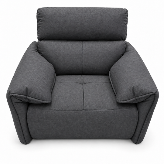 Benjamin Electric Recliner - Monelli 10 — Charcoal Grey