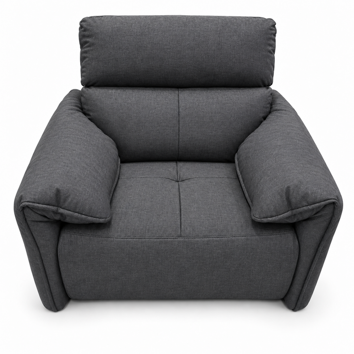 Benjamin Electric Recliner - Monelli 10 — Charcoal Grey
