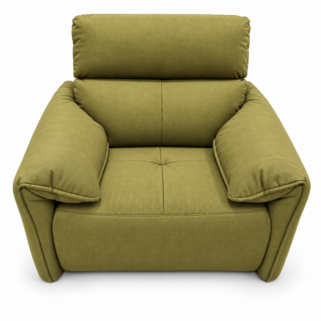 Benjamin Electric Recliner - Monelli 65 - Mustard Olive