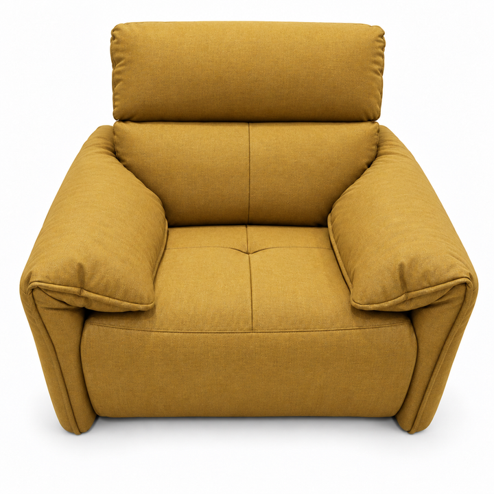 Benjamin Electric Recliner - Mora 68 - Mustard Gold