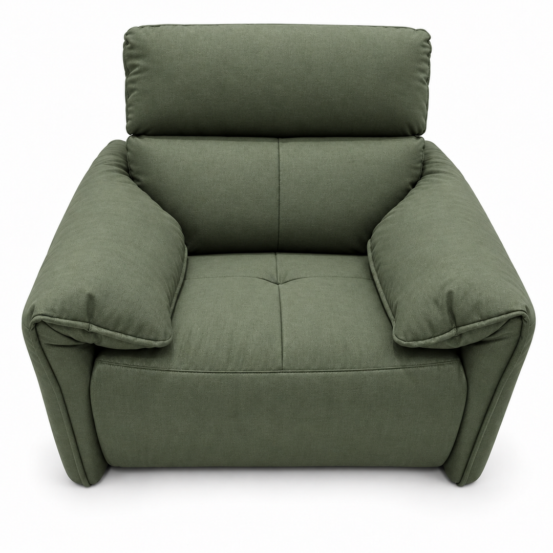 Benjamin Electric Recliner - Mora 77 - Olive Green
