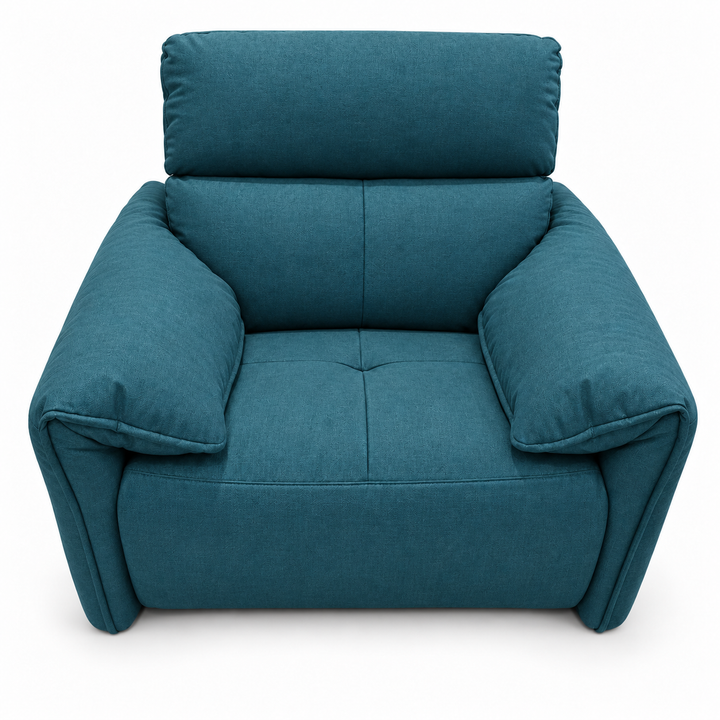 Benjamin Electric Recliner - Mora 89 - Teal Blue