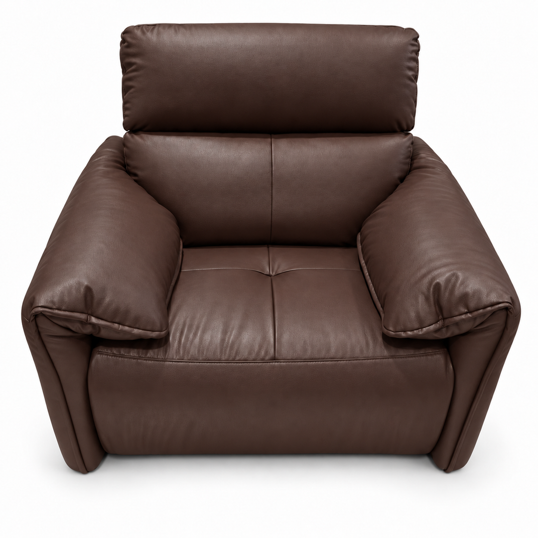 Benjamin Electric Recliner - Vegan Leather 02 - Espresso Brown