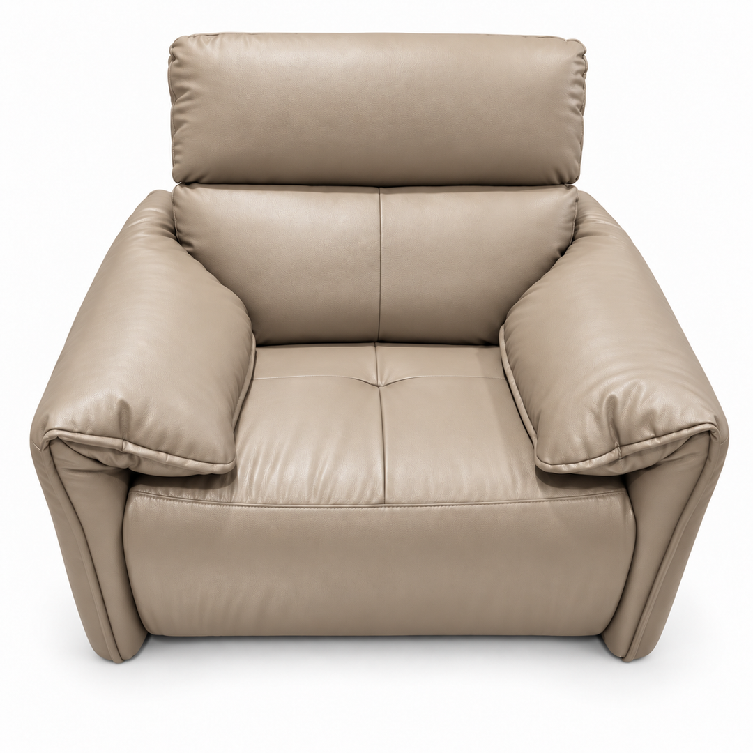Benjamin Electric Recliner - Vegan Leather 07 - Warm Beige