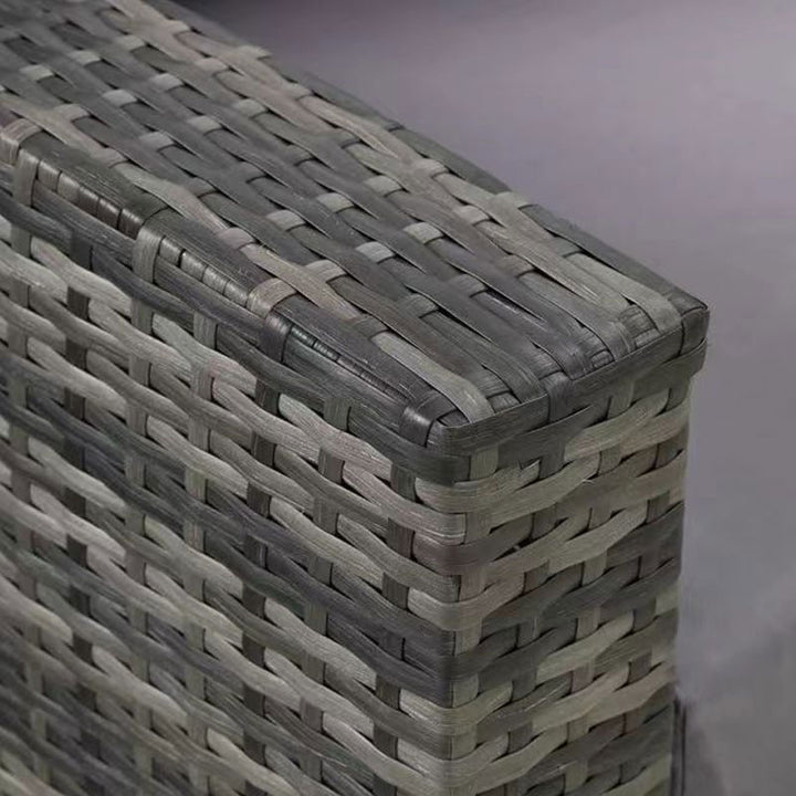 BOWIE grey woven exterior close-up