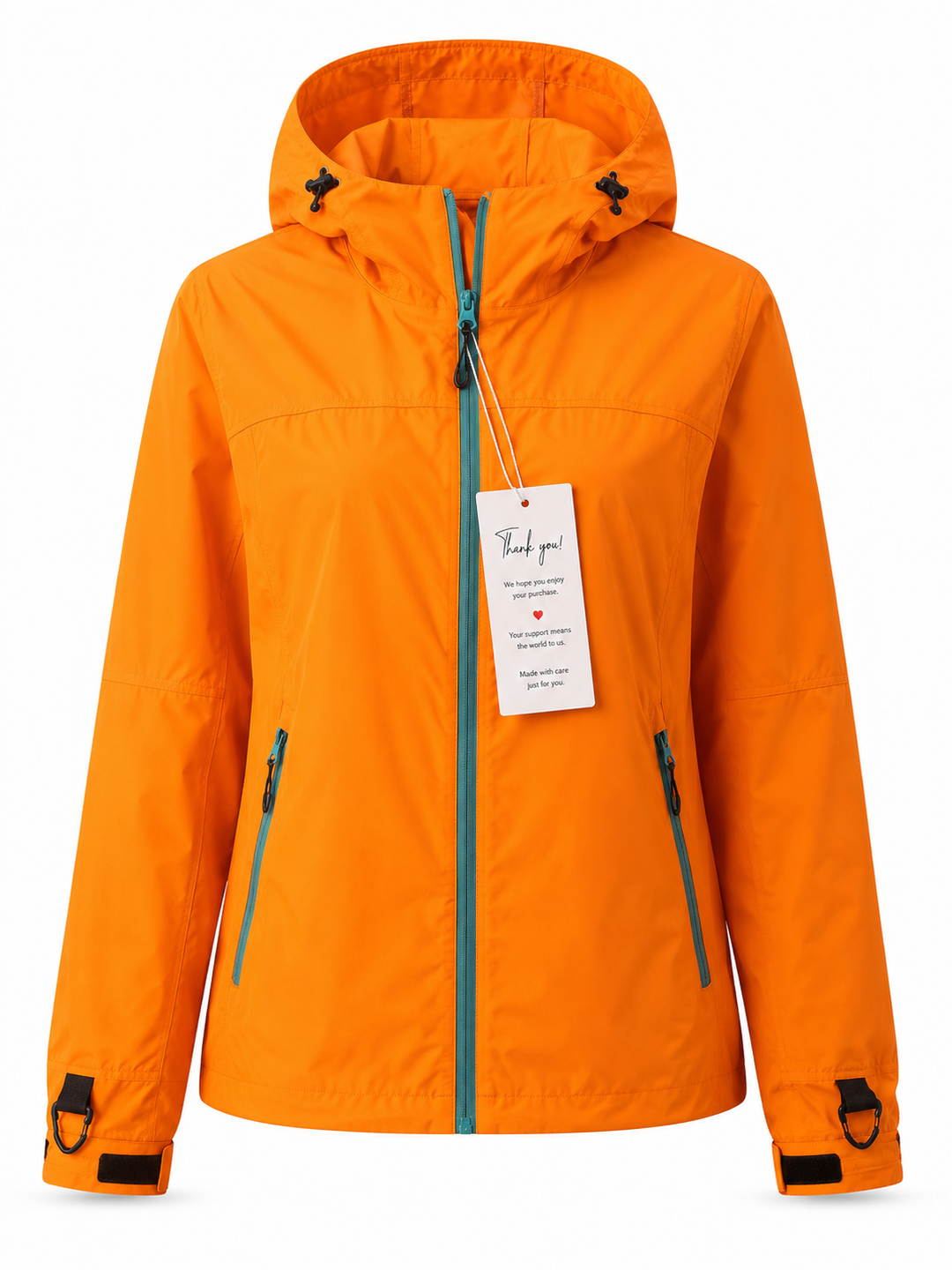 Orange Performance Hooded Outdoor Jumpsuit