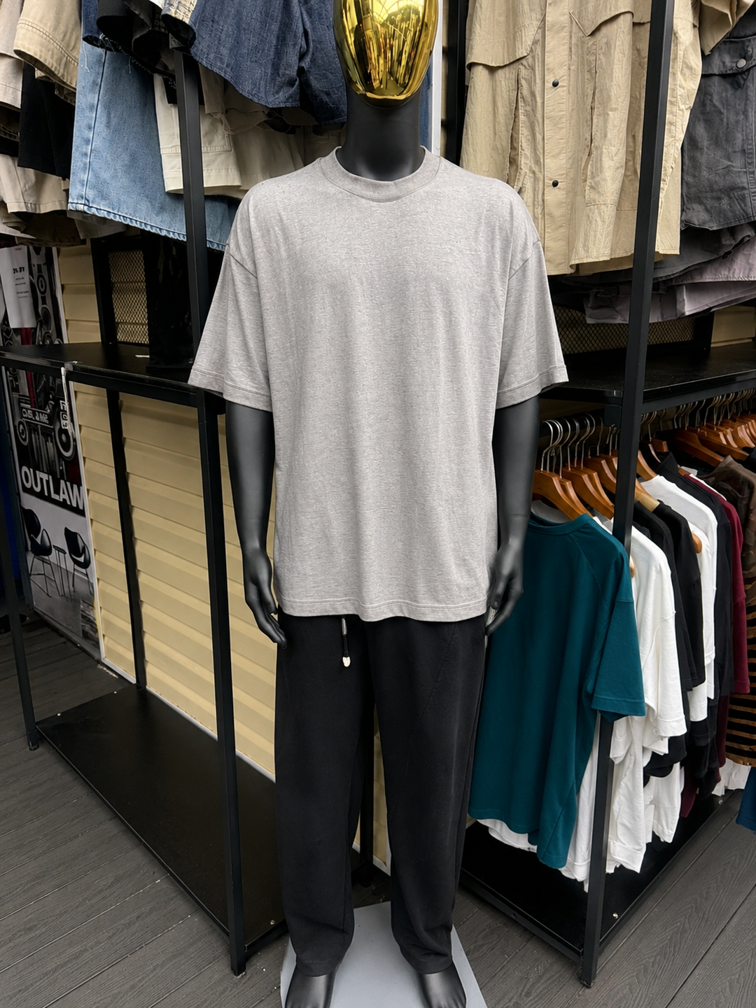 Men’s Relaxed Fit Crew Neck T-Shirt &amp; Jogger Set