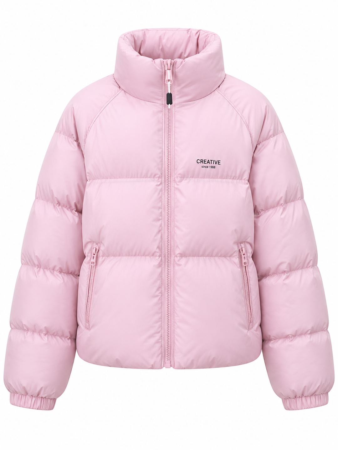 Pink Oversized Puffer Jacket