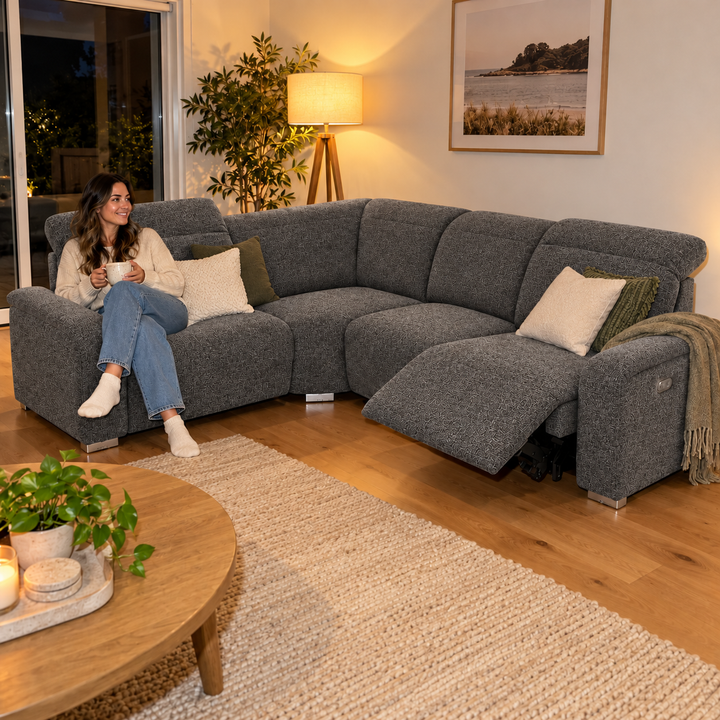 Emma Electric Corner Sofa - Puro 43 Puro 43 — flash lifestyle visualisation