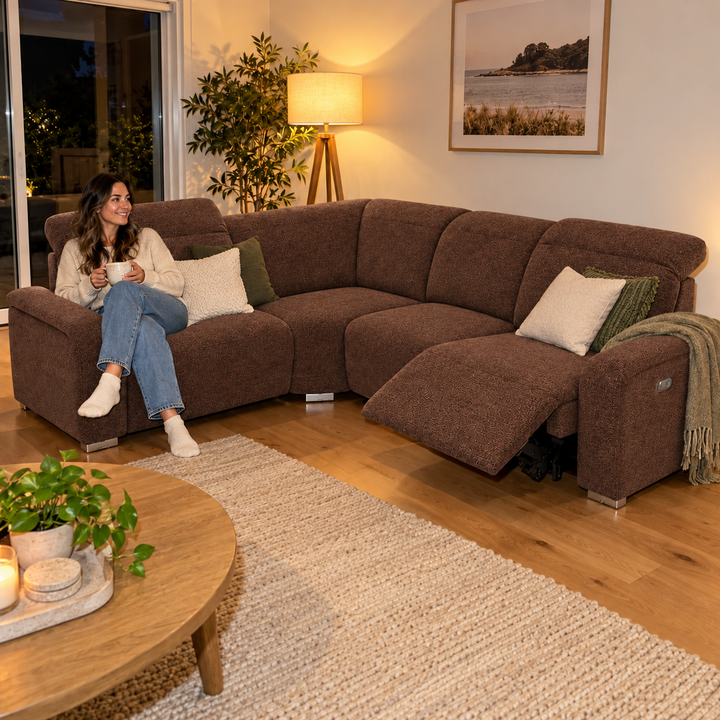 Emma Electric Corner Sofa - Puro 44 Puro 44 — flash lifestyle visualisation