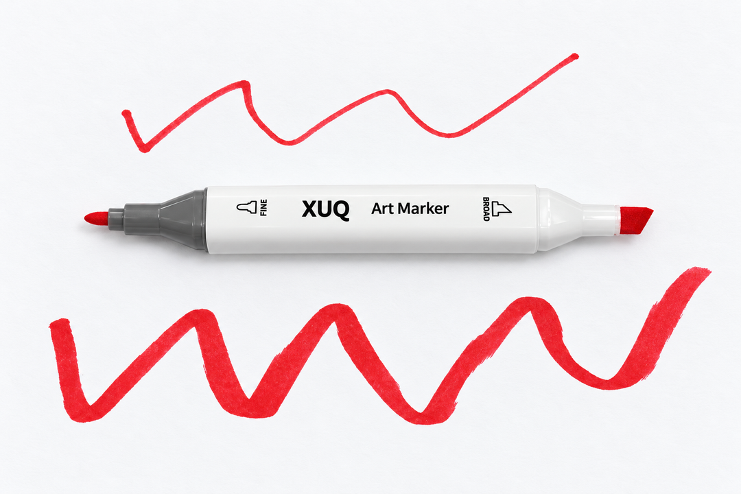Colour Dual Tip Art Marker Set with Stand &amp; Carry Bag