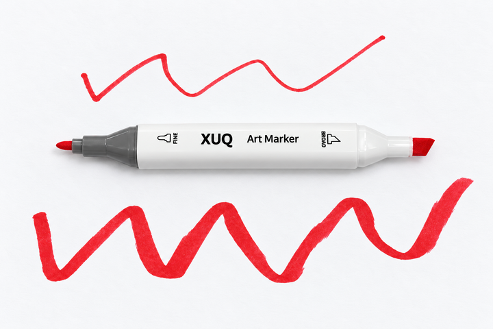 Colour Dual Tip Art Marker Set with Stand &amp; Carry Bag
