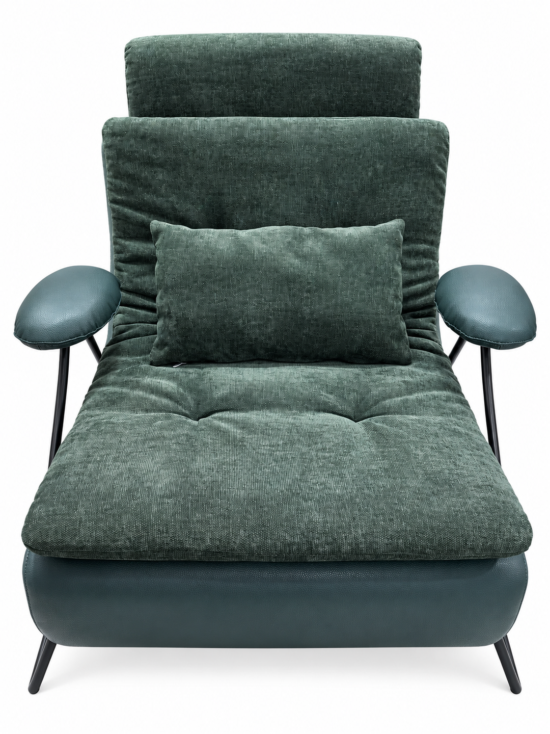Green chair front view