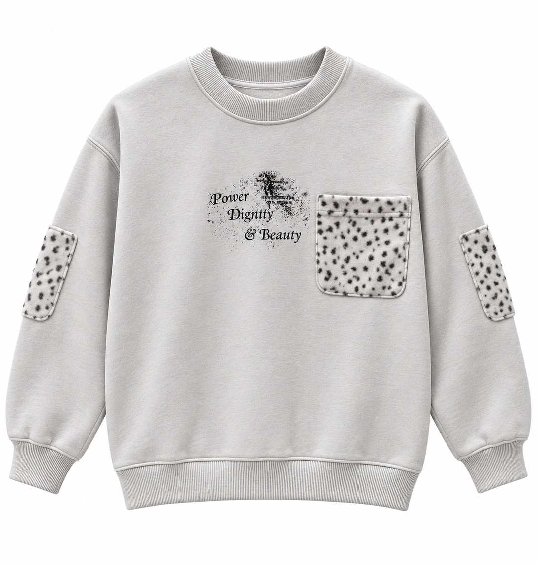 8009 girls sweatshirt alone front view