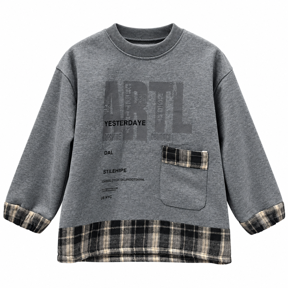 Grey 8026 sweatshirt front
