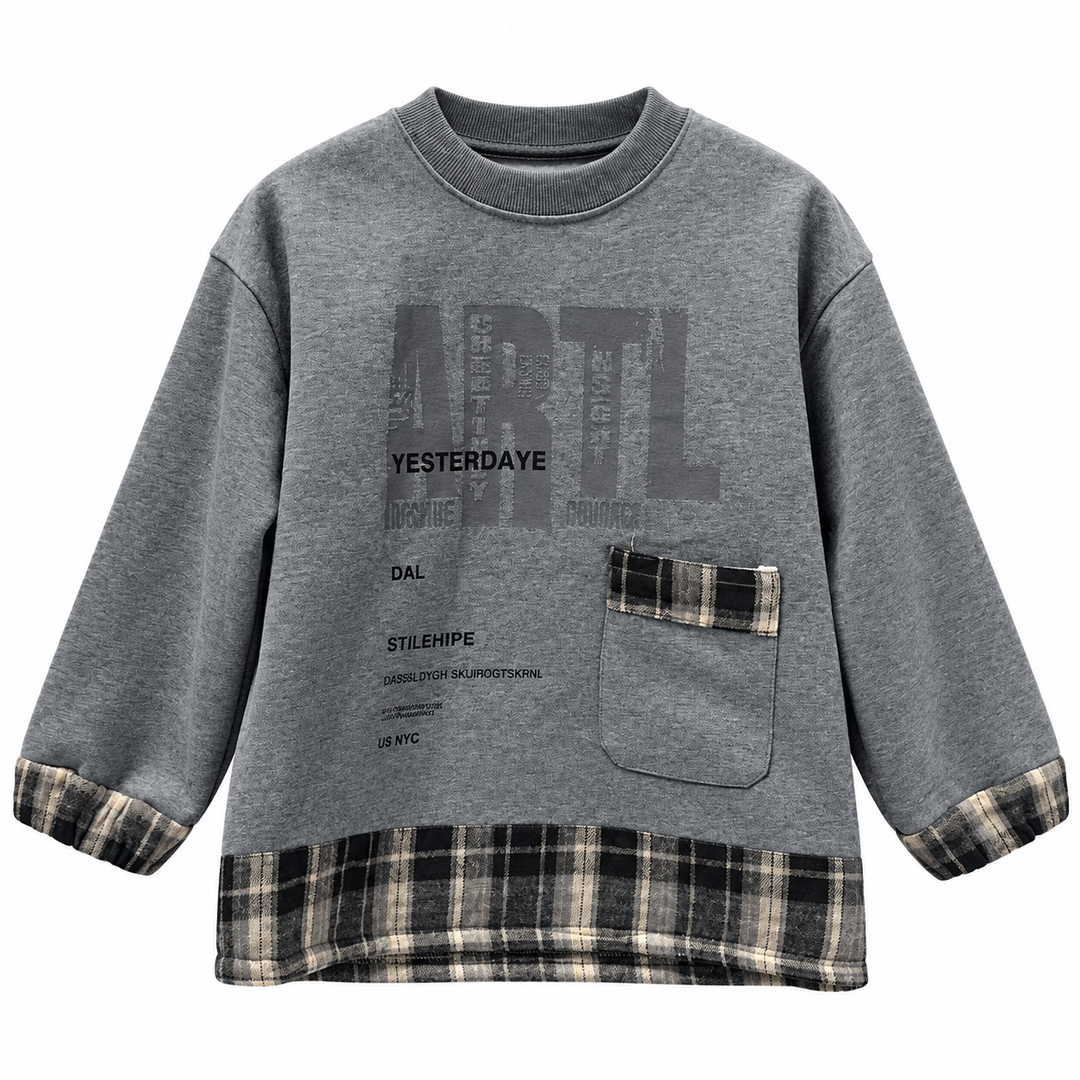 Grey 8026 sweatshirt front
