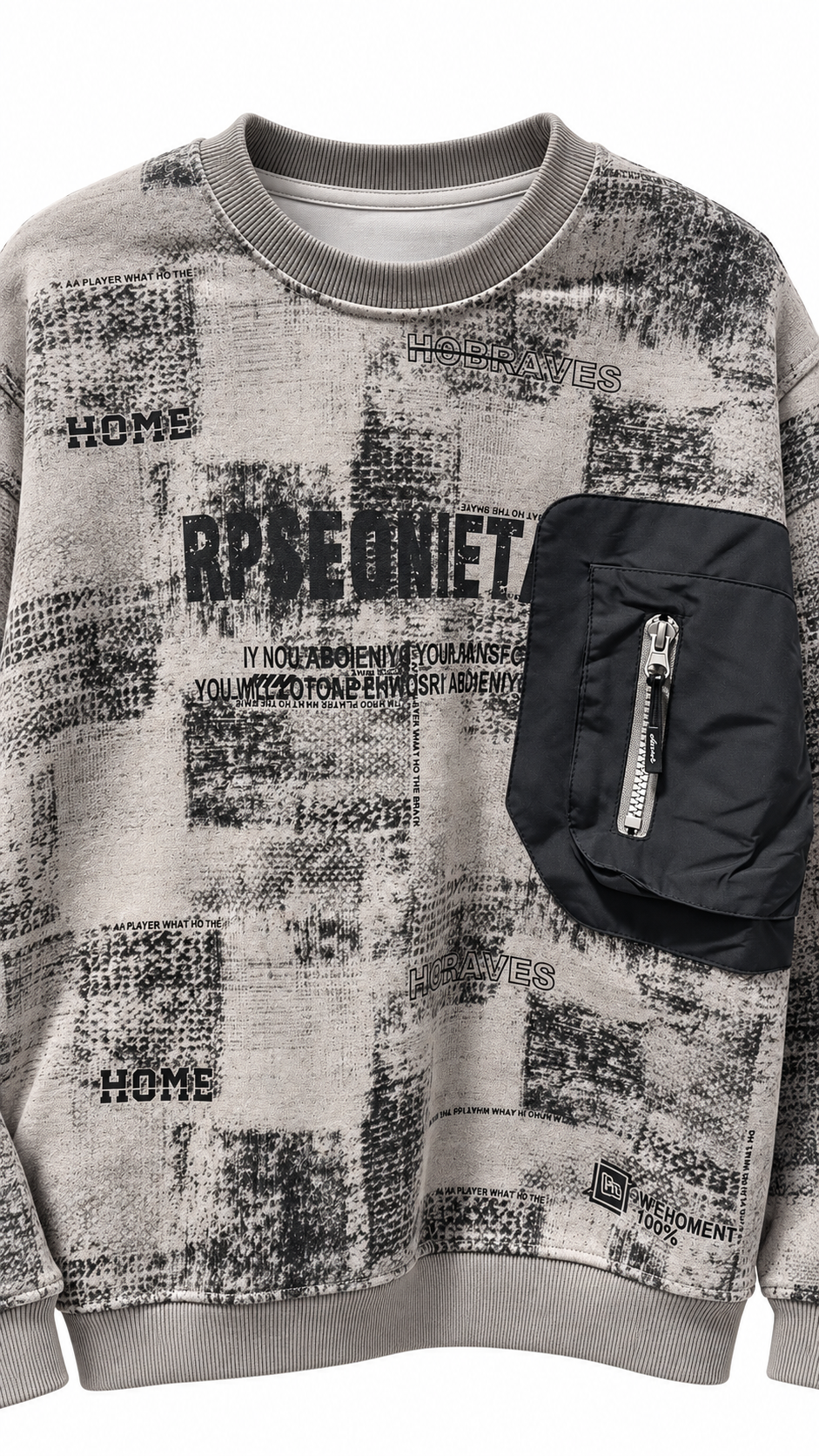 8068 zip chest pocket detail