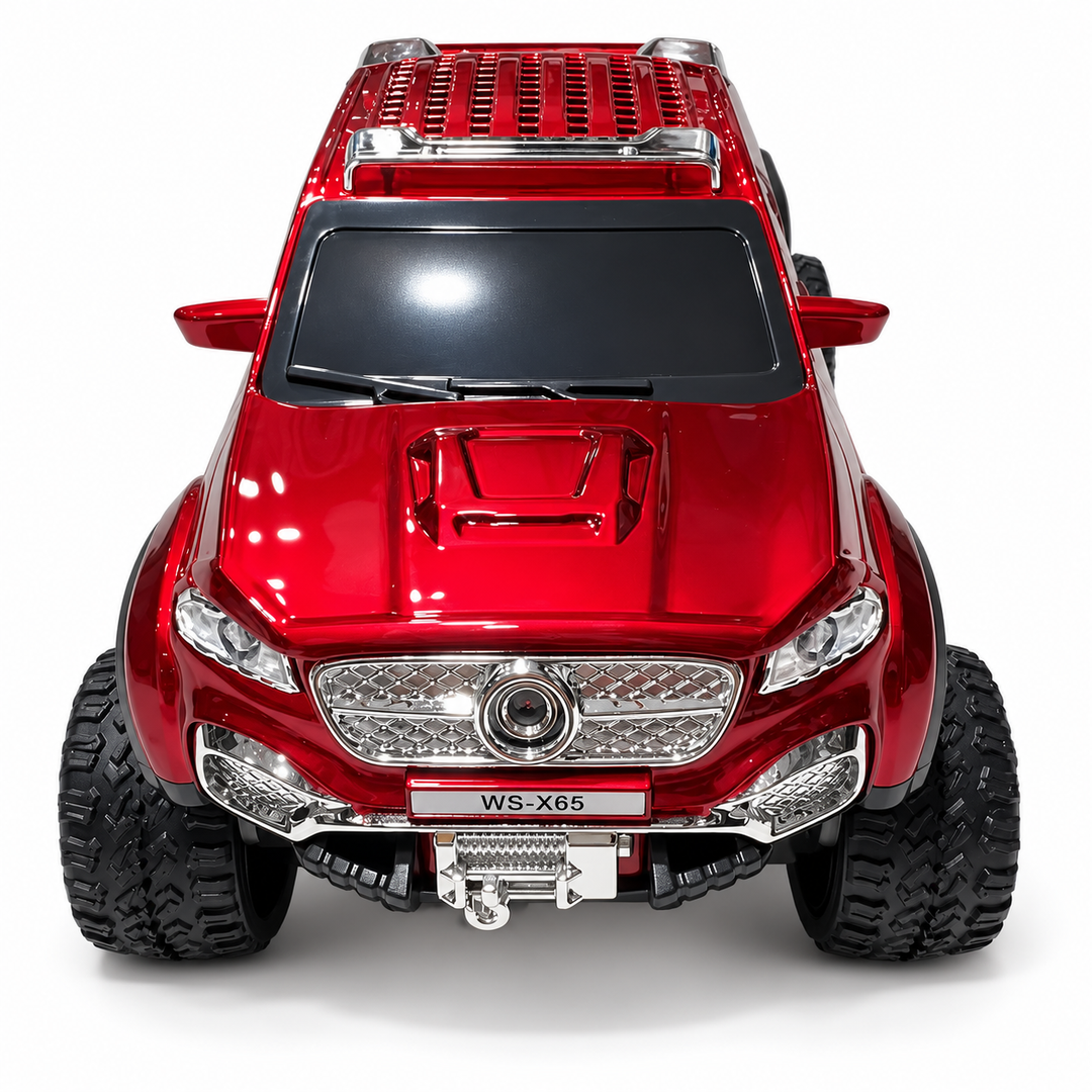 Red ute Bluetooth speaker, front view