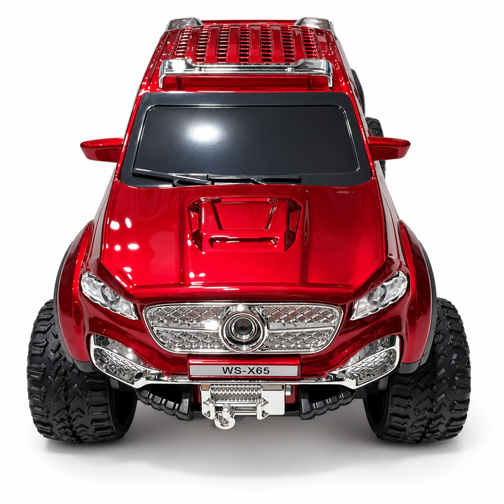 Red ute Bluetooth speaker, front view