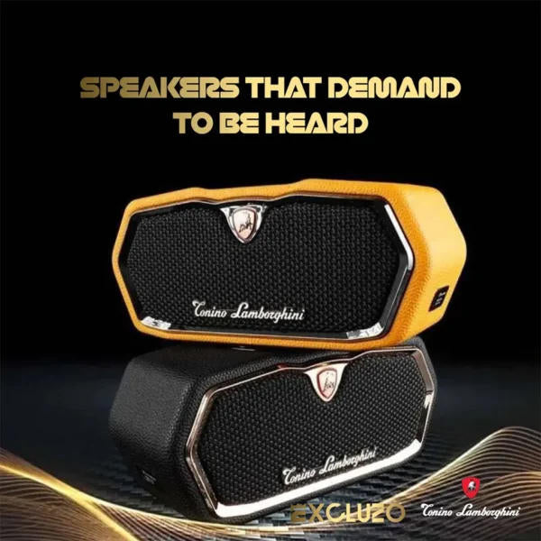 Tonino Lamborghini TL89 SURGE Luxury Bluetooth Speaker – Hurricane Yellow