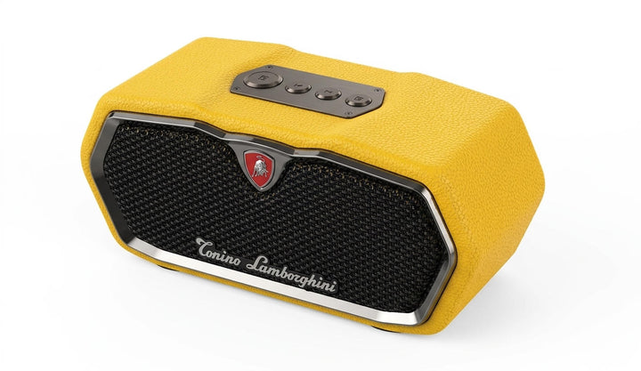Tonino Lamborghini TL89 SURGE Luxury Bluetooth Speaker – Hurricane Yellow