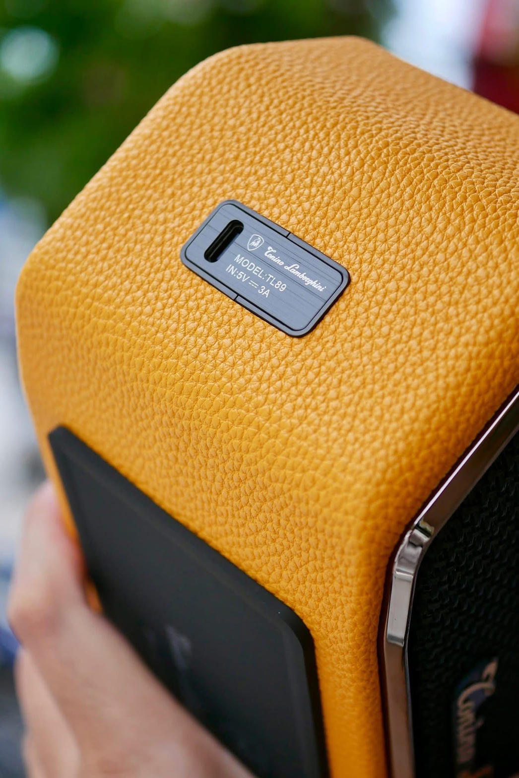 Tonino Lamborghini TL89 SURGE Luxury Bluetooth Speaker – Hurricane Yellow