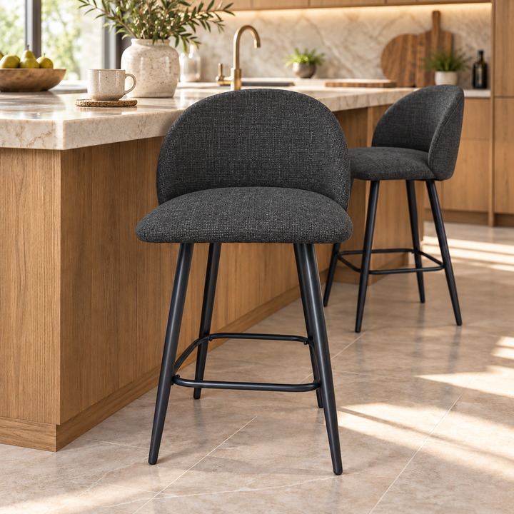 Leo Crescent Bar Stool – Puro 16 Puro 16 – kitchen lifestyle
