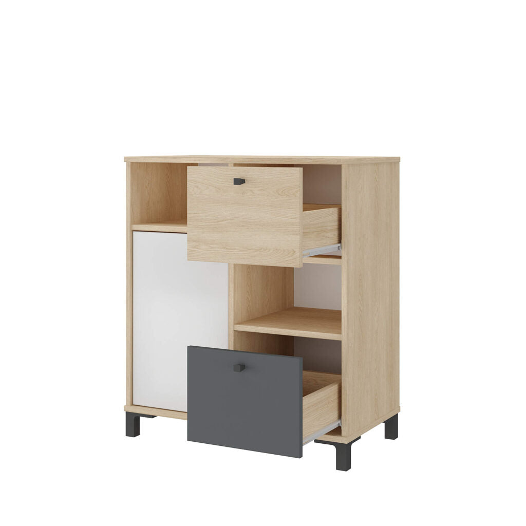 Passo Fundo cabinet open drawers