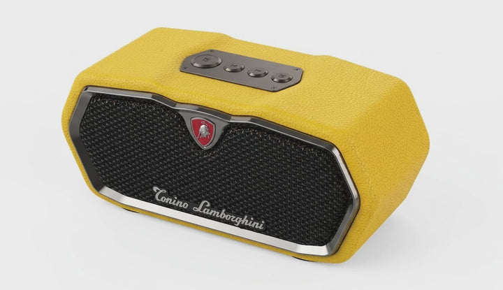 Tonino Lamborghini TL89 SURGE Luxury Bluetooth Speaker – Hurricane Yellow