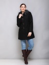 Ladies Long Length Coat - RRBA476-RRBA476-BLACK-L