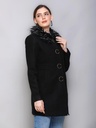 Ladies Long Length Coat - RRBA476-RRBA476-BLACK-L