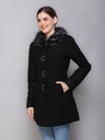 Ladies Long Length Coat - RRBA476-RRBA476-BLACK-L