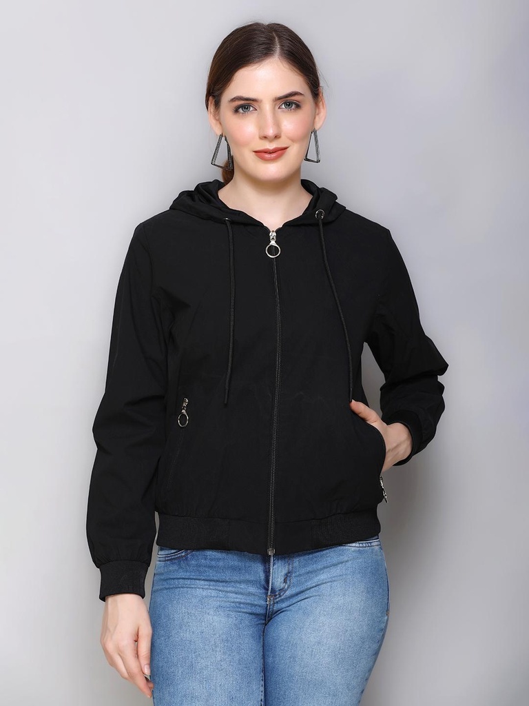 Ladies Windcheater - RW105-RW105-BLACK-L