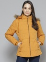 Ladies Medium Length Fancy Jacket - 66286-66286-MUSTARD-L