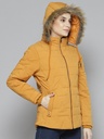 Ladies Medium Length Fancy Jacket - 66286-66286-MUSTARD-L