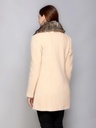 Ladies Medium Long Length Coat - BA357-BA357-CAMEL-L