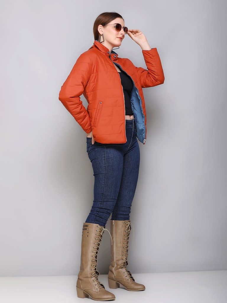 Ladies Reversible Jacket - 89494-89494-RUST-L