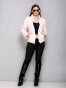 Ladies Zipper Sweatshirt With Collar - 9088SS-9088SS-PINK-L