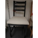 Ikea LERHAMN Chair, black-brown/Vittaryd beige
