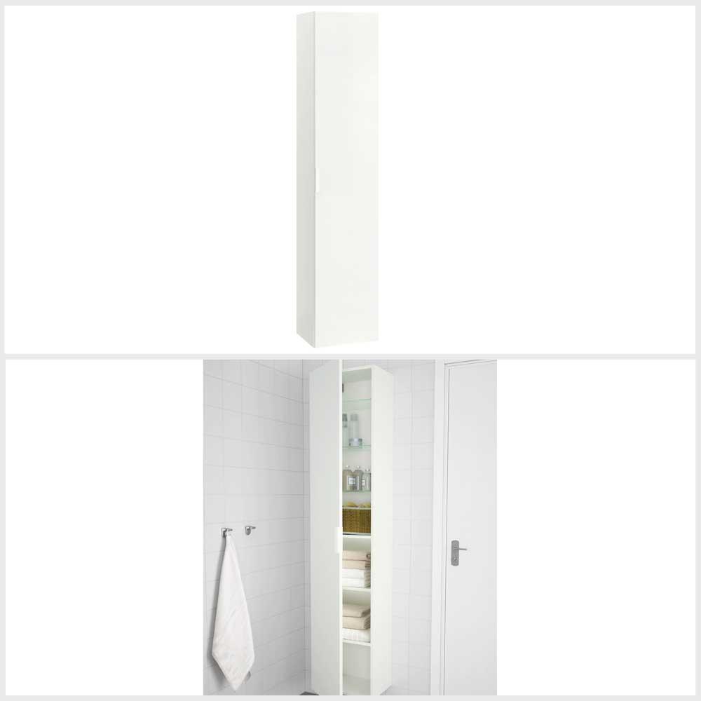 IKEA GODMORGON High cabinet, white40x32x192 cm