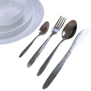 Hammered Sleek 6 pcs table spoons