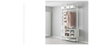 Ikea Elvarli Post, White, 222-350 cm